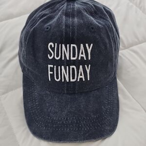 Sunday Funday Denim Cap, Adjustable